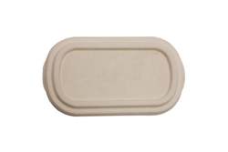 Takeaway Containers: Sugar Cane - Food Box Lid for 850ml