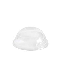 Clear Cups: Clear Cup Dome Lid PLA -12/16oz