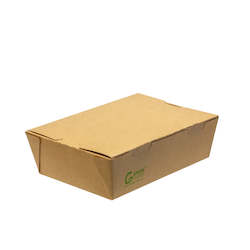 Takeaway Containers: Takeaway Box Kraft PLA - Medium