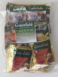 Greenfield Value Packs: Flavoured Tea Value Pack, 100 tea bags