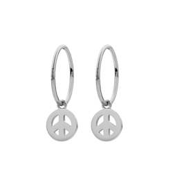 Jewellery: Karen Walker Mini Peace Sleeper Earrings