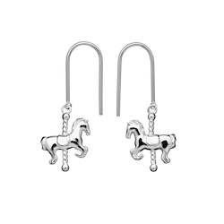 Jewellery: Karen Walker Mini Carousel Horse Drop Earrings