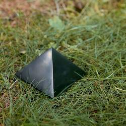 Polished Shungite Pyramid - 60mm - Genuine Shungite Pyramid