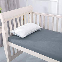 Internet only: Earthing Fitted Sheet for Baby Cots - 131cm X 69cm