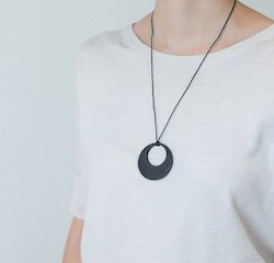 Shungite Healing Necklace - MOON Pendant