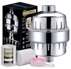 15-Stage Tap and Shower Water Filter with Extra Replacement Cartridge