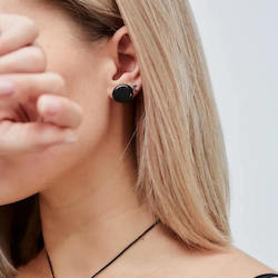 Shungite Stud Earrings - Absorbing and neutralizing negative energy