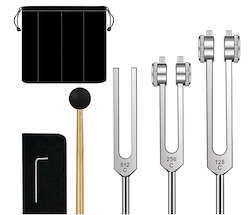 Internet only: High-Precision Tuning Fork Set for Healing and Meditation