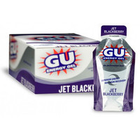 GU Energy Gels - Jet Blackberry - 24 packets 40mg caffeine