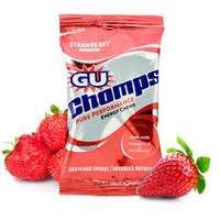 GU Chomps - Strawberry - 16 packets 20mg Caffeine