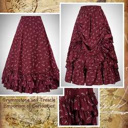 Clothing: Willow Adjustable Bustle Skirt
