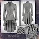 Divination Striped High-Low Jacket