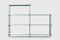 Frontpage: Modular Shelving Double 4/3 Tier