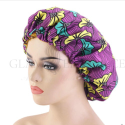 Frontpage: African Print Satin Lined Bonnet