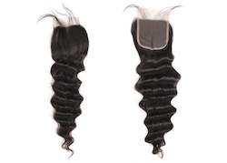 Weaving Hair: Loose Deep Wave 4*4 Lace Closures Brazilian Virgin Remy Hair