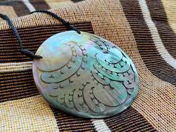 Gift: Mother of Pearl Shell Pitau Pendant