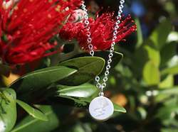 Gift: Little Taonga necklace - Fantail Circle