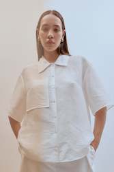 Clothing wholesaling: Brixton Shirt Ivory Silk