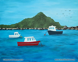 ISLAND BAY Painting Tutorial