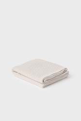 Oatmeal Baby Blanket - Basketweave 100% Merino