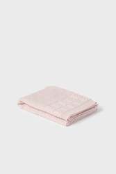 Vintage Baby Blanket in Dusky Pink - 100% Merino