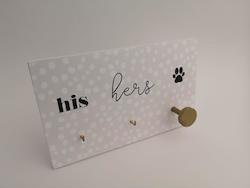 Pets: His, Hers Lead and Key Hanger