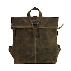 Internet only: George - Aged Leather Backpack!