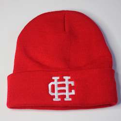Screen printing: ADULTS RED HC BEANIE
