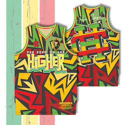 Screen printing: UNISEX BASKETBALL SINGLET "JAHLECTRIC"