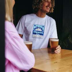 Brew With A View Tee White / Mens
