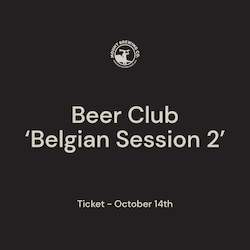 Belgian Beer Session 2 - October 14th