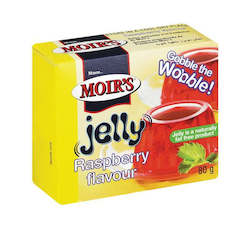 Baking And Cooking: Moir's Jelly Raspberry 80g