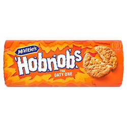 Biscuits And Crackers: McVities Hobnob Oat Snap Cookie 255g