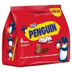 Biscuits And Crackers: McVities Penguin Mini Biscuits 6 Pack