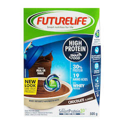 For Breakfast: Futurelife Cereal 500g High Protein Chocolate