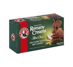Biscuits And Crackers: Bakers Romany Creams Mint Choc 200g