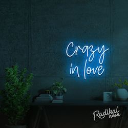 Quotes: Crazy in love Neon Sign
