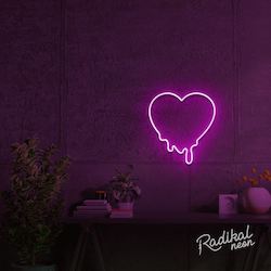 For The Lovers: Melt My Heart Neon Sign
