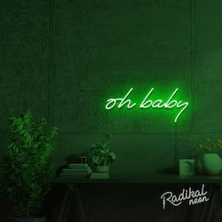 For The Lovers: Oh Baby! Neon Sign