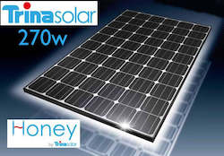 On Grid Solar: 270w Trina Solar Honey Mono Solar Panel (0 left)