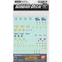 Gundam Decal for (HGUC) Zeon 2