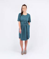 Clothing manufacturing - womens and girls: Travel Dress - Teal