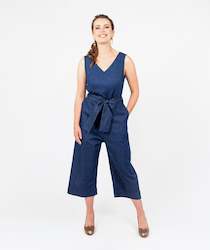 Clothing manufacturing - womens and girls: Forever Playsuit Denim - Blue