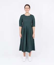 Clothing manufacturing - womens and girls: Pleated Dress (Linen/Cotton)