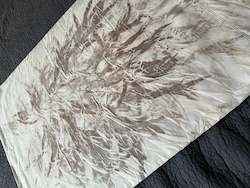 Ecoprinted Pillowcase Single - Eucalyptus