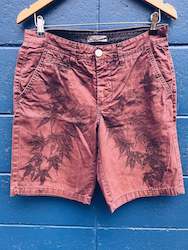 Mens Unisex: Mens Purple Maple Shorts - Cotton 48