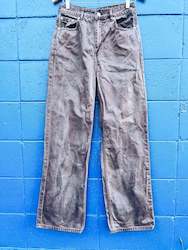 Linen Cotton: Gum Wide Leg Jeans - Cotton 10