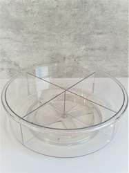 Frontpage: Large  CLEAR Turntable /Lazy Susan