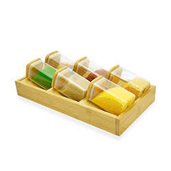Frontpage: 3 Tier Bamboo Drawer Organiser