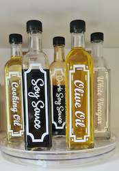 Customised Labels And Bottles: Labelled Bottle with pourer
